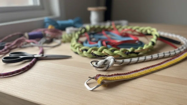 Upcycling-Workshop: Schmuck aus Kletterseilen