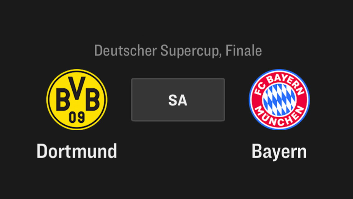Titelbild der Veranstaltung BVB - Bayern, Supercup