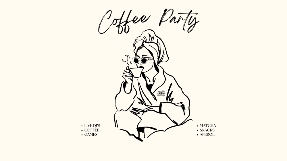 COFFEE PARTY RAVE ROOFTOP EDITION