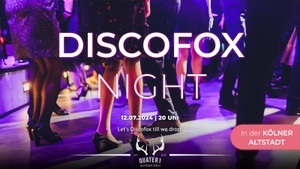 Disco Fox Night in der Kölner Altstadt