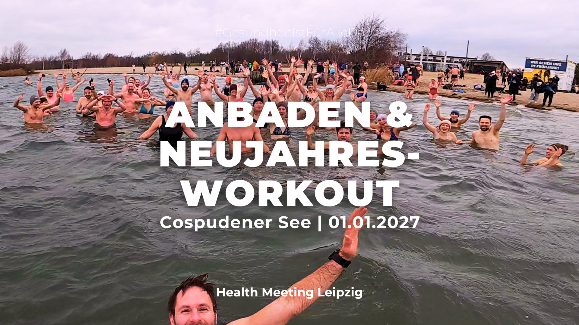 Anbaden & Neujahres-Workout in Leipzig am Cospudener See 2027
