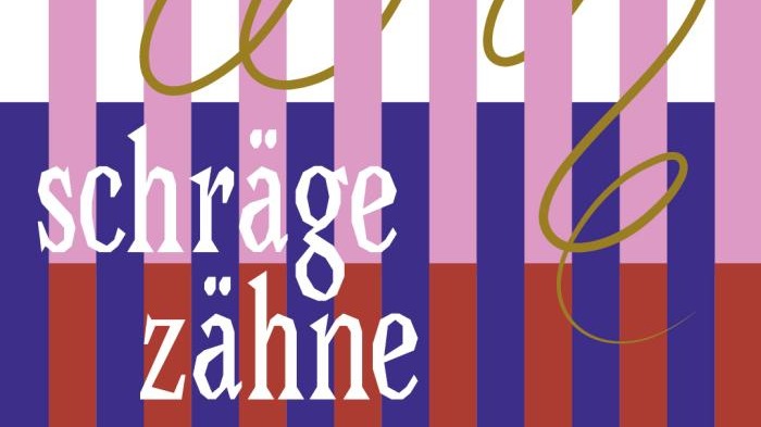 Schräge Zähne