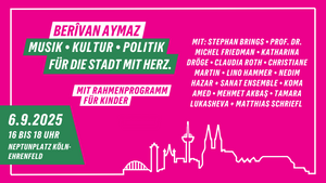 Berîvan Aymaz: Musik – Kultur – Politik. Für die Stadt mit Herz.