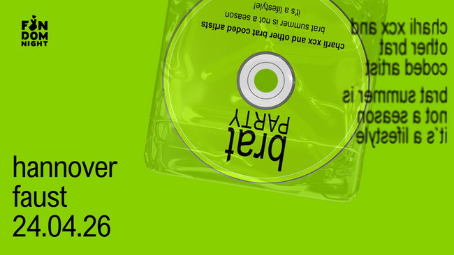 brat party • w/ charli xcx & other brat coded artists • hannover