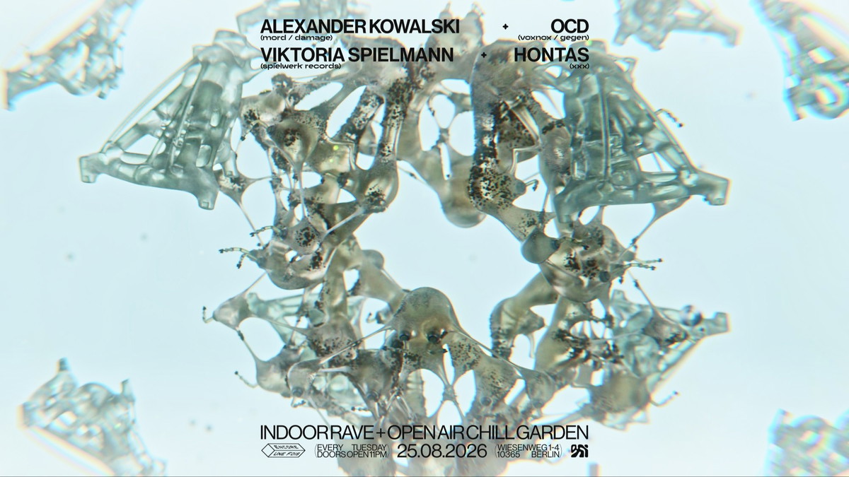 Titelbild der Veranstaltung encore.une.fois / INDOOR RAVE + OPEN AIR CHILL GARDEN