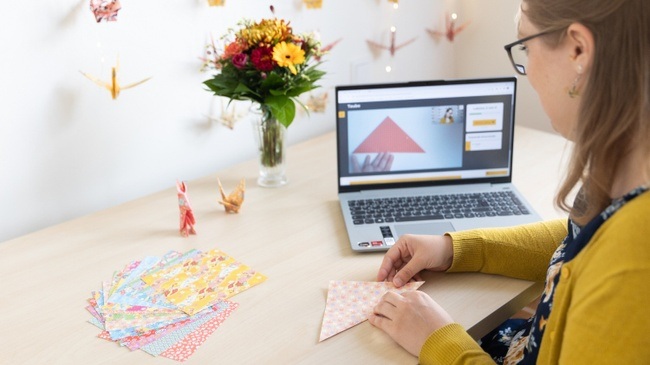 Origami für Anfänger*innen - Online zum Tag des Origami 💛