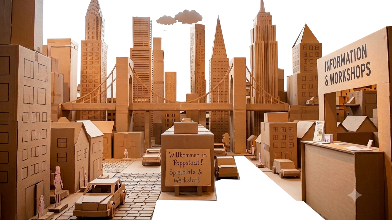 Pappstadt - Nicht klein denken. Groß bauen!