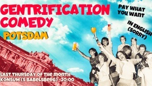 Gentrification Comedy – English Stand-Up Show in Potsdam
