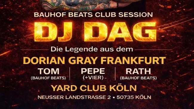 Bauhof Beats Club Session mit DJ Dag