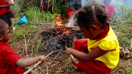 In eigener Regie - Gegrillter Fisch und Süßkartoffeln