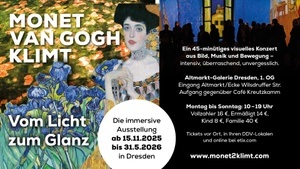 Monet, Van Gogh, Klimt - Vom Licht zum Glanz
