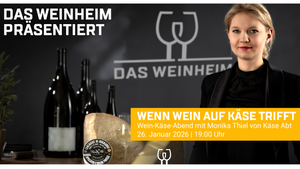 Wein-Käseverkostung mit Käse Abt im DAS WEINHEIM