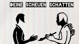 Deine scheuen Schatten von Verbranntem gebannt