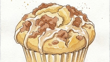 Food-Illustration in Aquarell