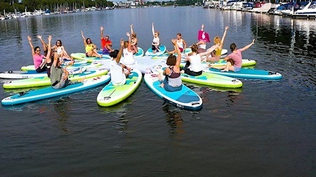 SUP Yoga (Stand-Up-Paddle Yoga) in Koblenz