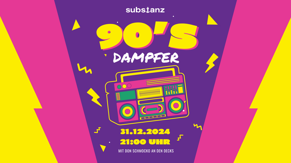 Substanzieller Silvester 90's Dampfer