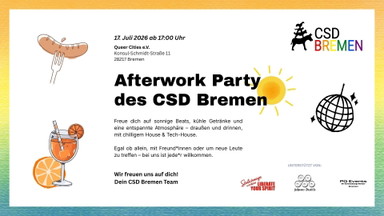 Afterwork Party - Gelände des CSD Bremen