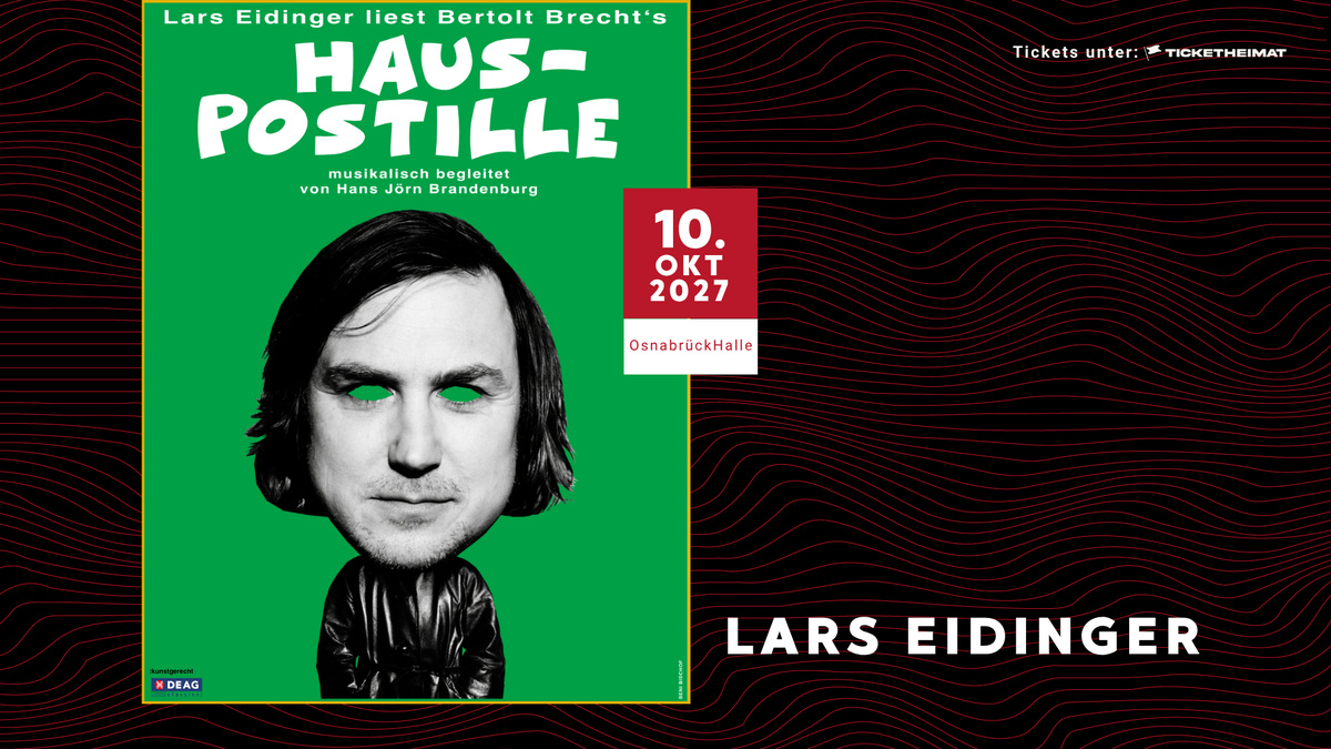 Lars Eidinger liest: Bertolt Brecht Hauspostille