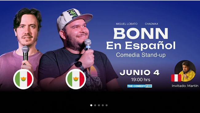 Bonn en Español #1 - Show de comedia stand-up| de México y Perú