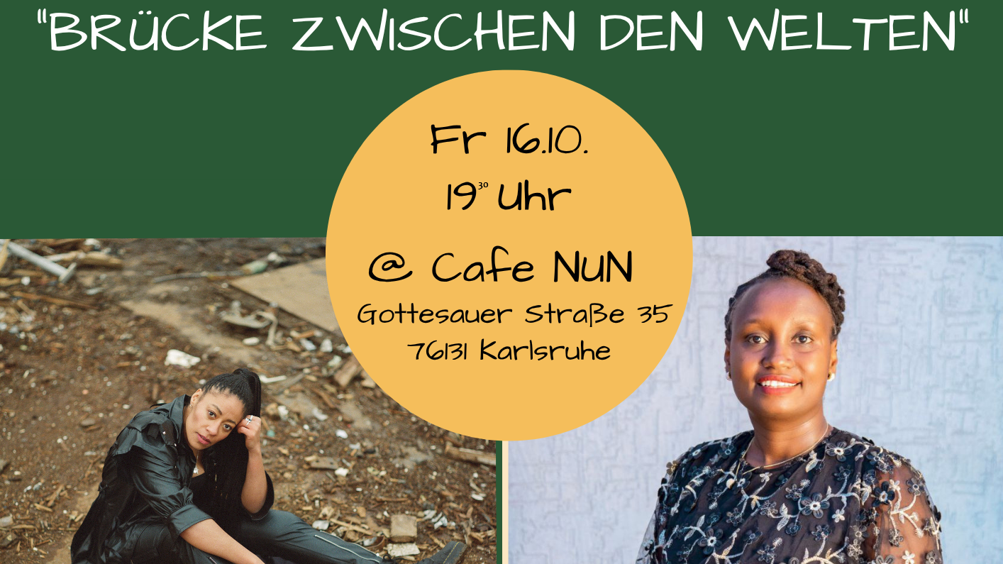 Konzertlesung mit Autorin Judence Kayitesi und Musikerin Diana Ezerex (GloW. e.V.)