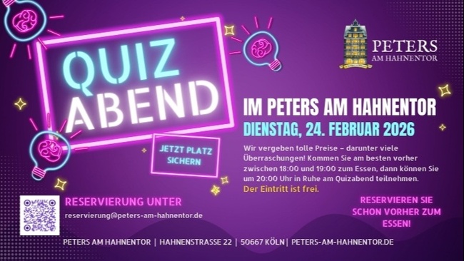 Quizabend im Peters am Hahnentor