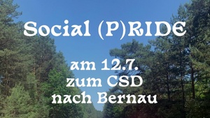SOCIAL (P)RIDE 2.0 zum CSD nach Bernau