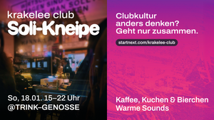 krakelee Soli-Kneipe @ Trink–Genosse