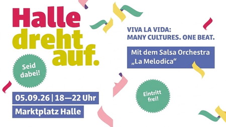 Halle dreht auf.