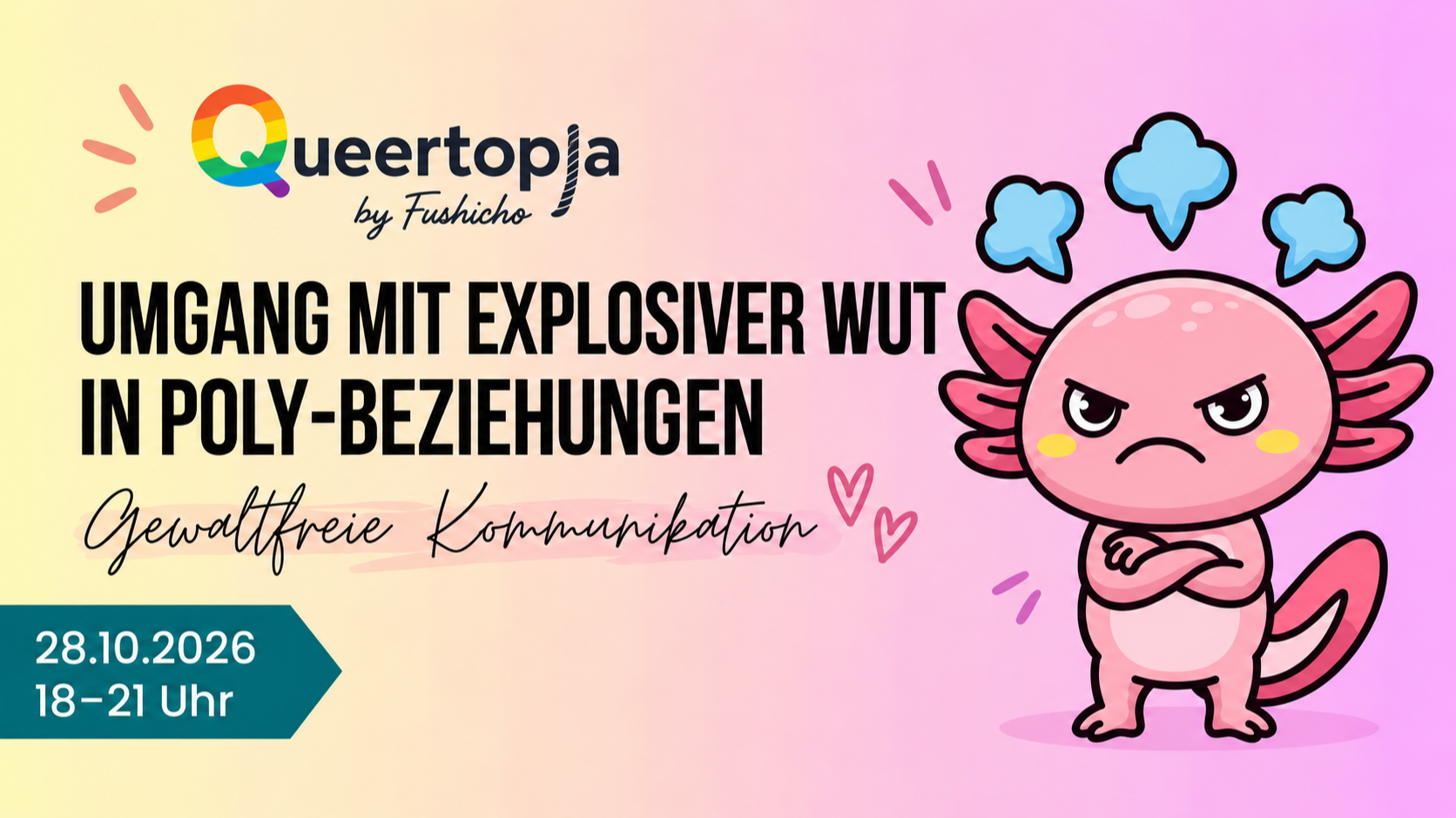 Umgang mit explosiver Wut in (Poly)-Beziehungen