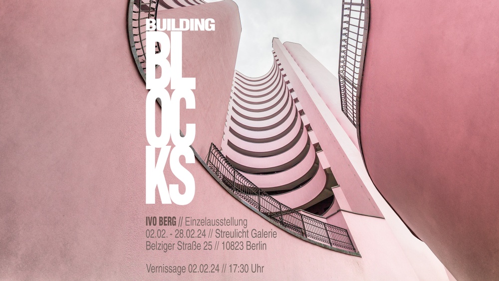 Vernissage zur Ausstellung „Building Blocks“ in der Galerie Streulicht mit Fotograf Ivo Berg
