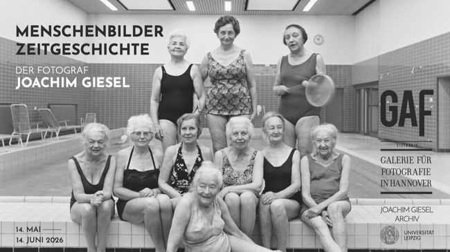 Ausstellung "Menschenbilder | Zeitgeschichte. Der Fotograf Joachim Giesel" in der GAF Hannover
