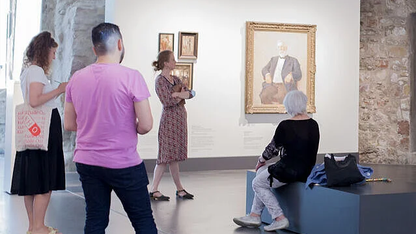 Führung in Einfacher Sprache in der Ausstellung „Edmund Kesting. Avantgardist“