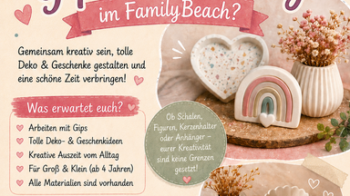 Gips Nachmittag für Eltern mit Kind ab 4 J.