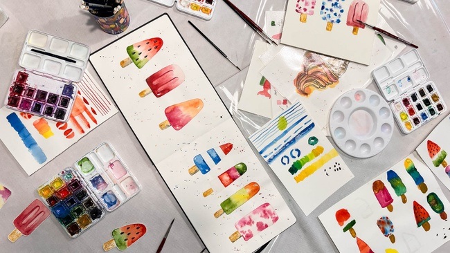 Wöchentlicher Malkurs für Kinder in Köln – Farben, Fantasie & kreative Förderung im MrsBerry Studio