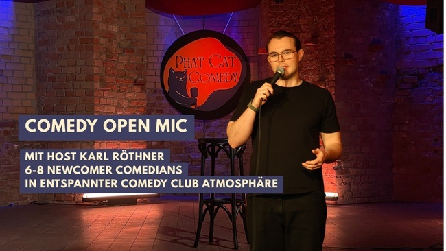 STAND-UP COMEDY OPEN MIC / im Phat Cat Comedy Club Leipzig