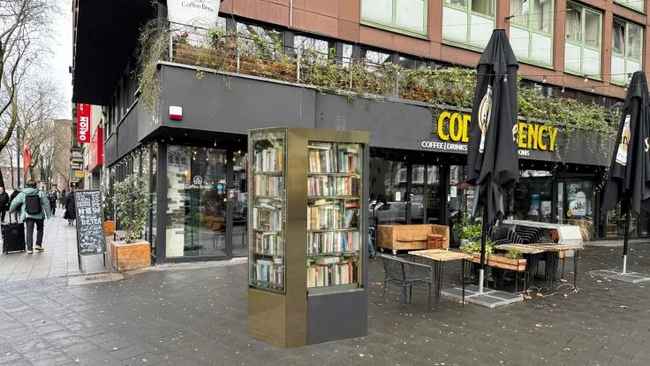 Einweihung des 37. Offenen Bücherschrankes
