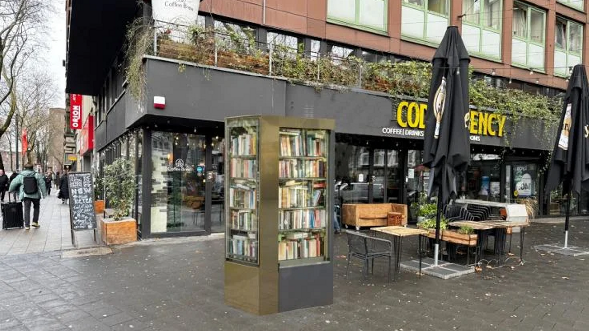 Einweihung des 37. Offenen Bücherschrankes