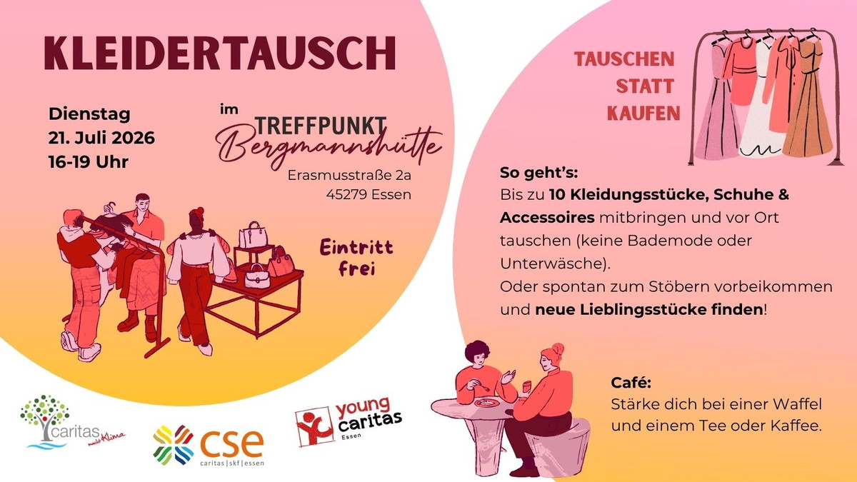 Kleidertausch im Treffpunkt Bergmannshütte