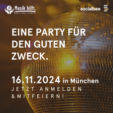 MUSIK HILFT - Party for Charity with socialbee!