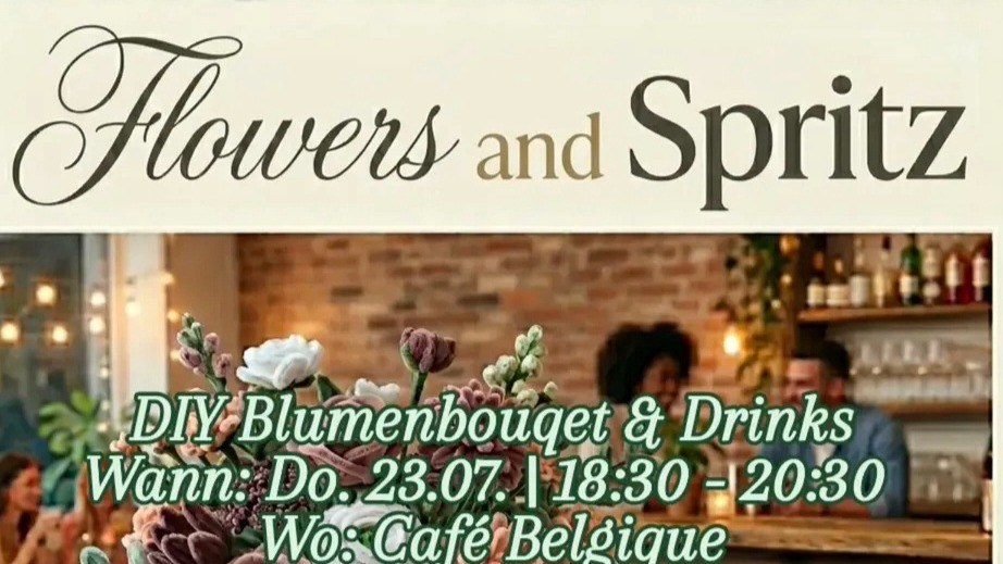 Flowers & Spritz DIY Night Passion Flowers × Café Belgique