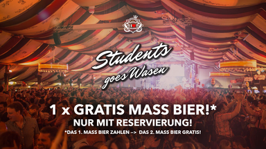 Students goes Wasen - Do. 01.10.26 @ Wasenwirt