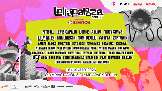 Lollapalooza Berlin presented by essence 2026