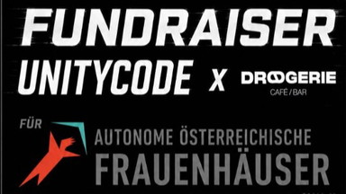 Fundraiser Rave „UNITYCODE x Drogerie für AÖF"