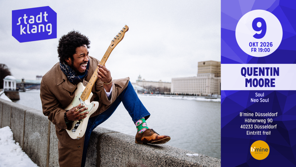 «stadtklang» mit Quentin Moore | Live @ B’Mine