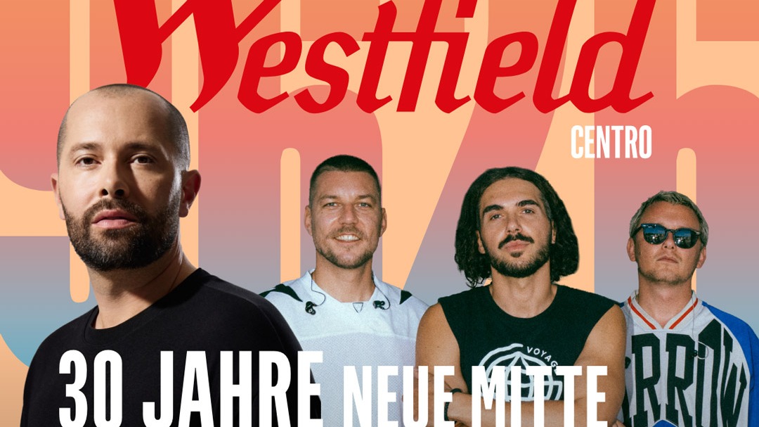 Titelbild der Veranstaltung 30 Jahre Neue Mitte I ClockClock & DJ David Puentez LIVE