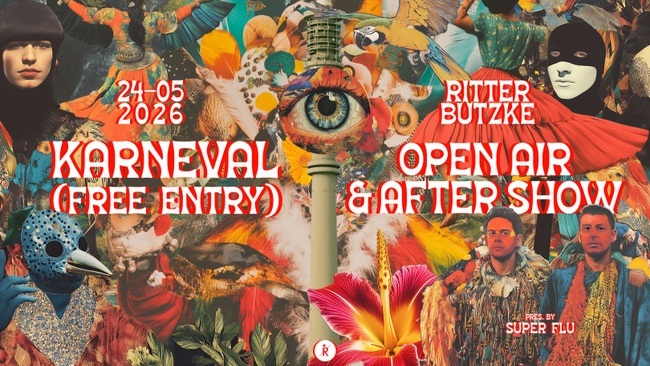 Karneval Open Air & Afterparty /w AMÉMÉ & Super Flu // Free entry all night long