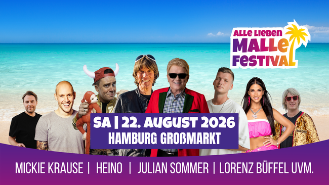 ALLE ❤️ MALLE Festival – Hamburgs XXL Mallorca Festival 2026