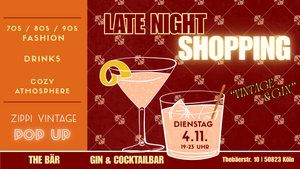 Vintage & Gin - Fashion Pop Up at The Bär Bar