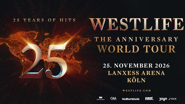 Westlife - 25 The Anniversary World Tour