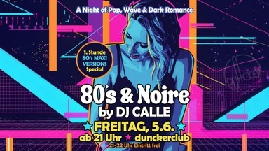 80s Party! A Night of Pop, Wave & Dark Romance